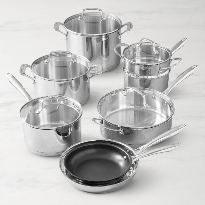 Cuisinart Professional Stainless-Steel 13-Piece Cookware Set