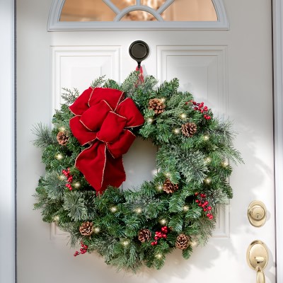 Magnetic wreath holder front door sale