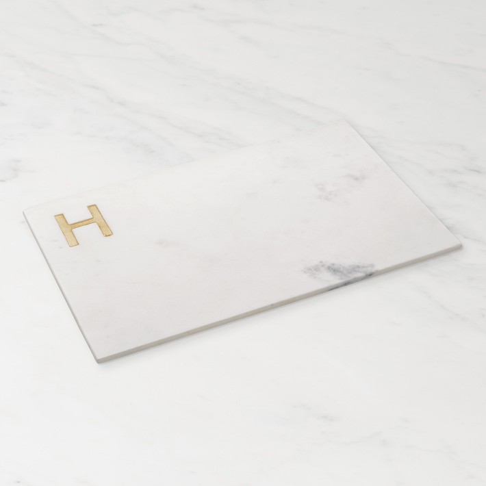 Marble & Brass Monogram Board (H)