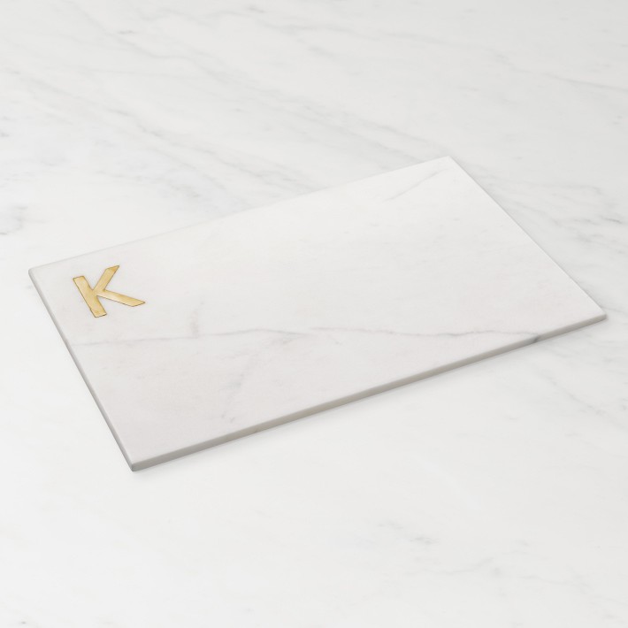 Marble & Brass Monogram Board