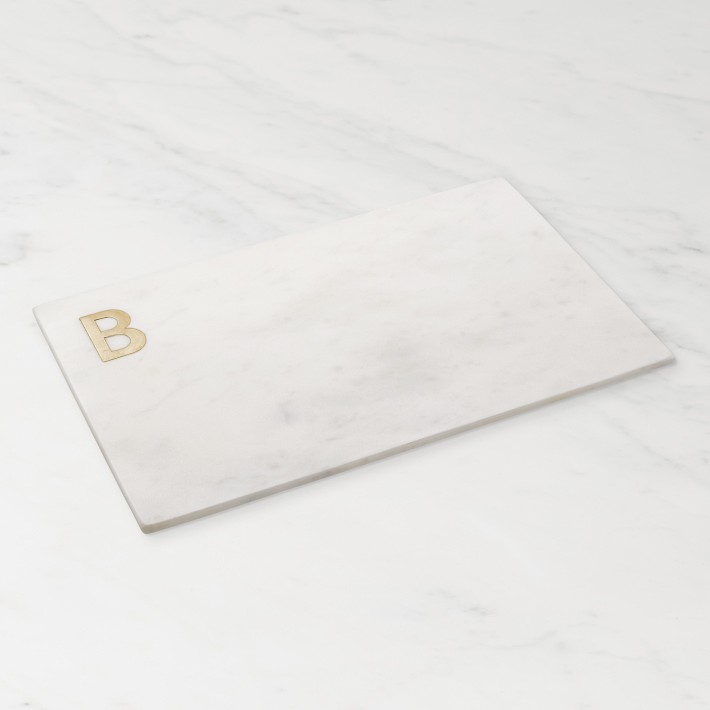Marble & Brass Monogram Board - B