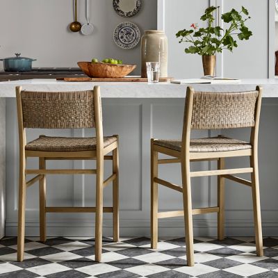 Sullivan Woven Dining Counter Stool Natural