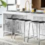 Dessau Upholstered Backless Counter &amp; Bar Stool