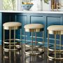 Sydney Upholstered Backless Counter &amp; Bar Stool