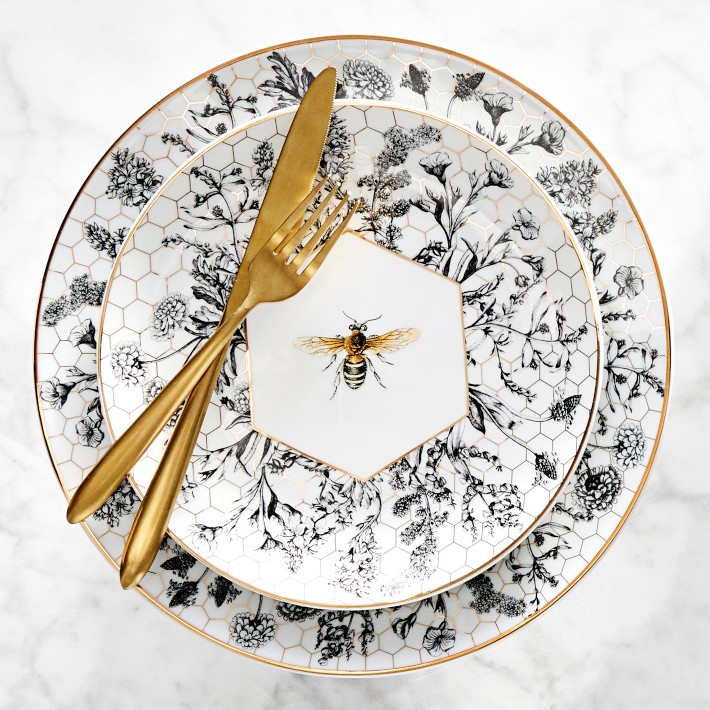 Honey Bee Dinner Plates