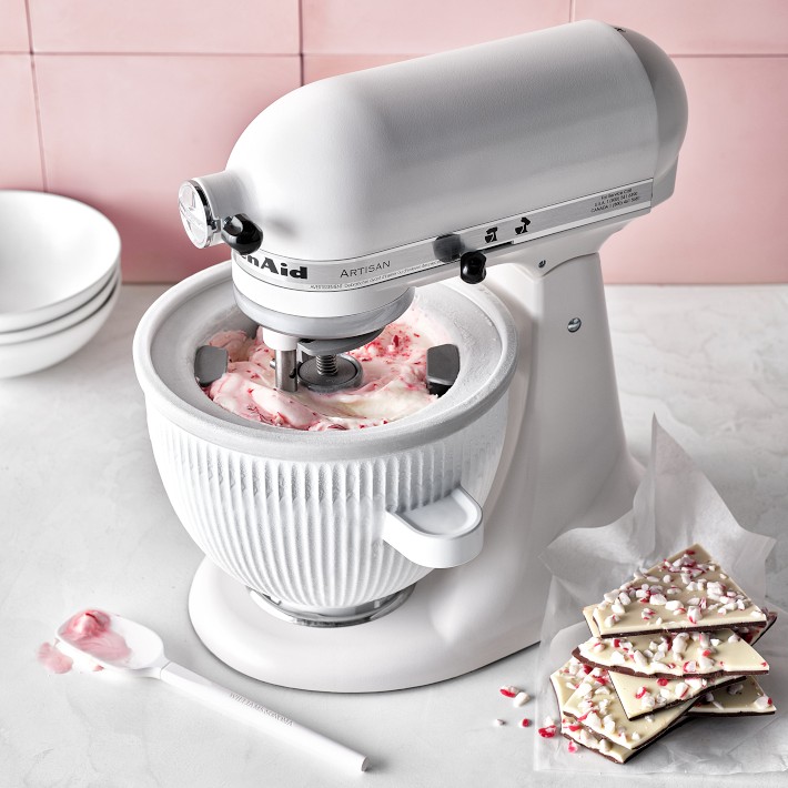 Kitchenaid ice cream attachment speed sale