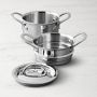 Williams Sonoma Signature Thermo-Clad Stainless-Steel Double Boiler, 2-Qt.