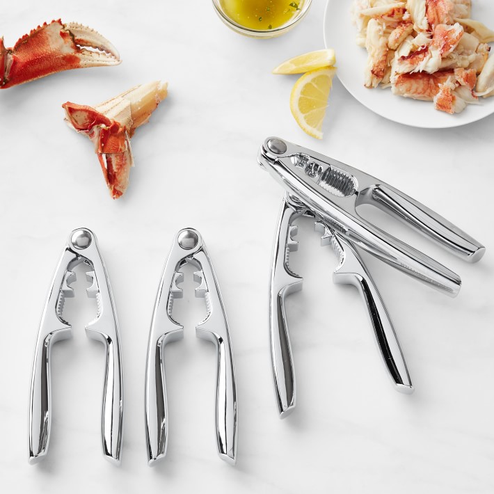 Williams Sonoma Stainless-Steel Seafood Crackers Set of 4