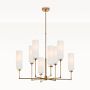 Ziyi Chandelier, Large, Antique Brass