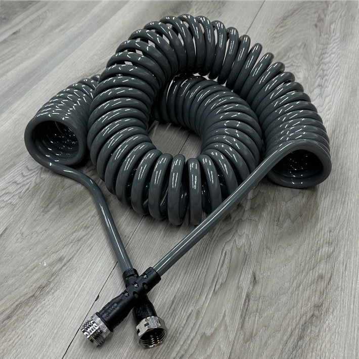 Water Right Coil Hose. 75ft, Grey