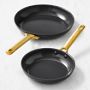 GreenPan Reserve Ceramic Nonstick Fry Pan Set, 8" & 10", Black