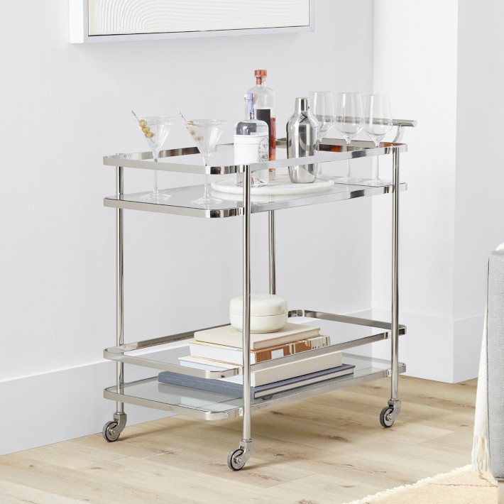 Truman Rectangular Bar Cart (32&quot;)