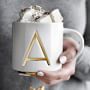 Gold Monogram Mug