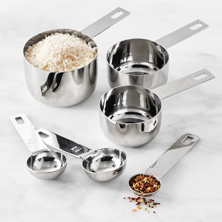 Williams Sonoma Stainless-Steel Odd Sizes Measuring Cups & Spoons