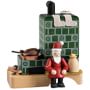 Richard Glaesser Incense Burner , Smoke Stove with Santa Claus
