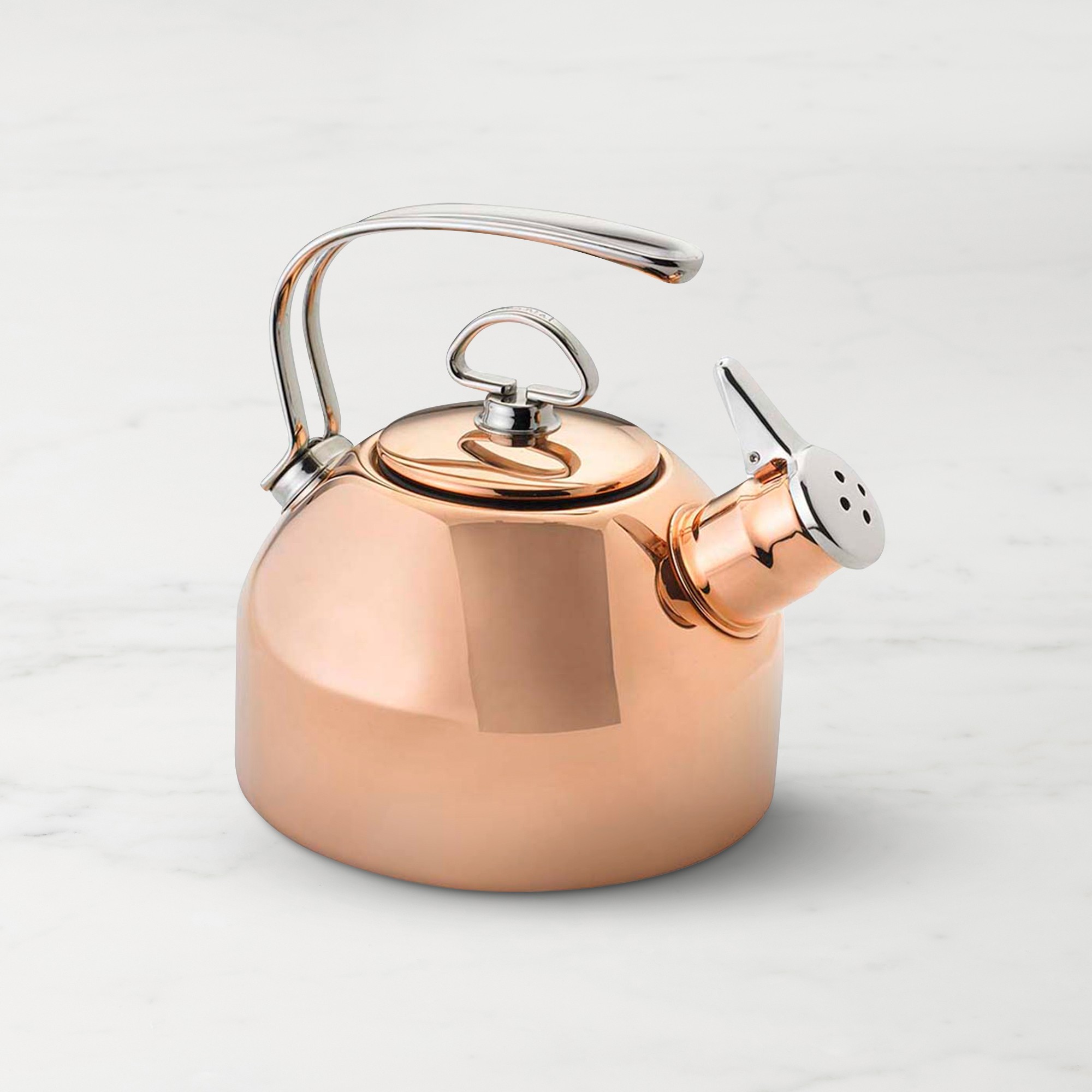 Chantal Copper Whistling Tea Kettle