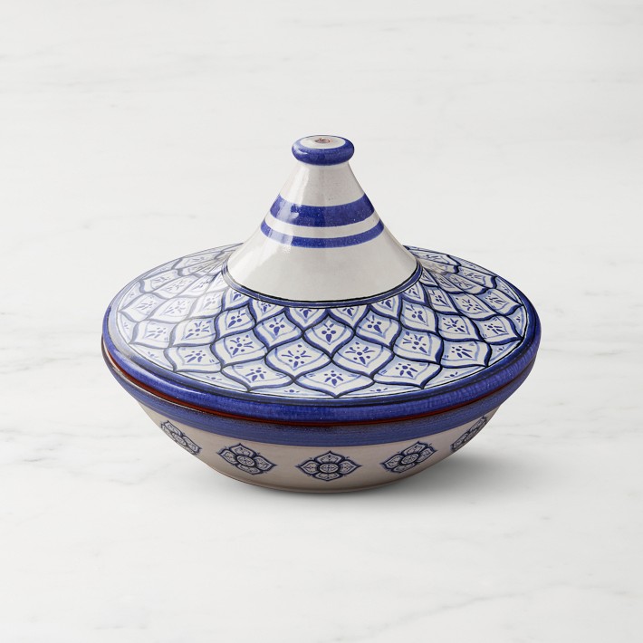 Williams Sonoma Clay Tagine, Blue