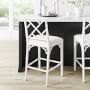 Chippendale Upholstered Bistro Counter Stool