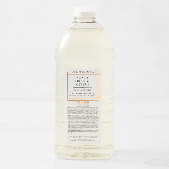 Williams Sonoma Sunny Orange Citrus Hand Soap Refill, 32oz.