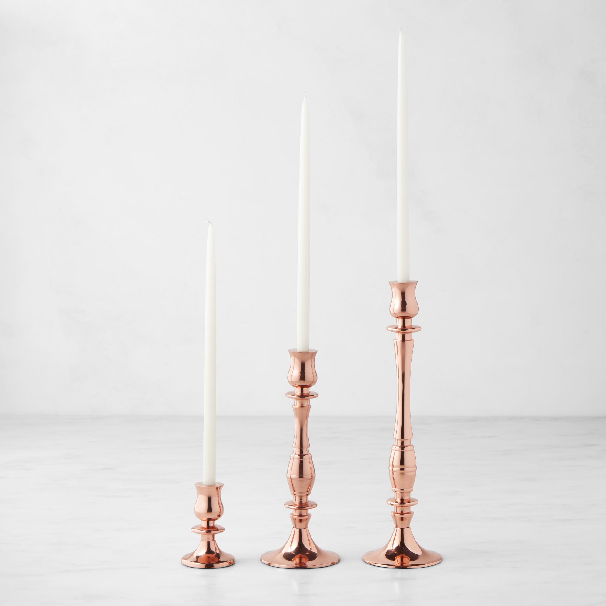 Heirloom Copper Tiny Taper Holders