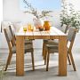 Larnaca Outdoor Teak Extendable Dining Table (72&quot;-118&quot;)