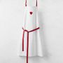 Embroidered Heart Apron