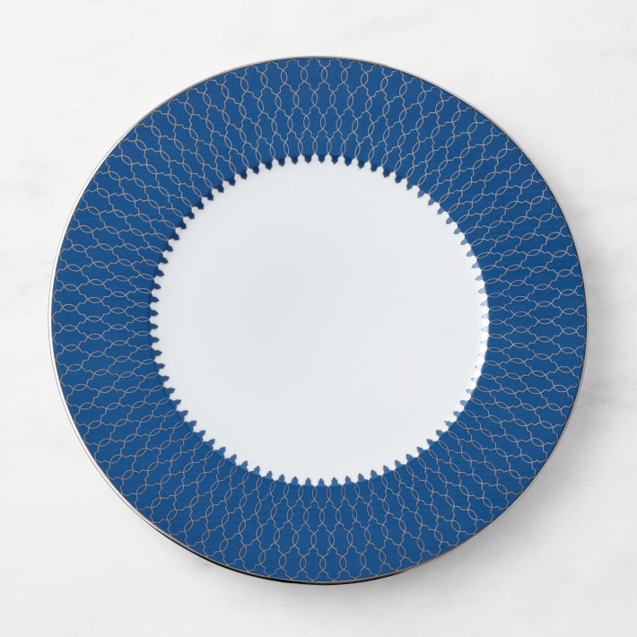 Williams Sonoma Regal Chargers, Set of 4, Blue