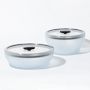 Anyday Microwave Cookware The Large Starter Set, Black Sesame