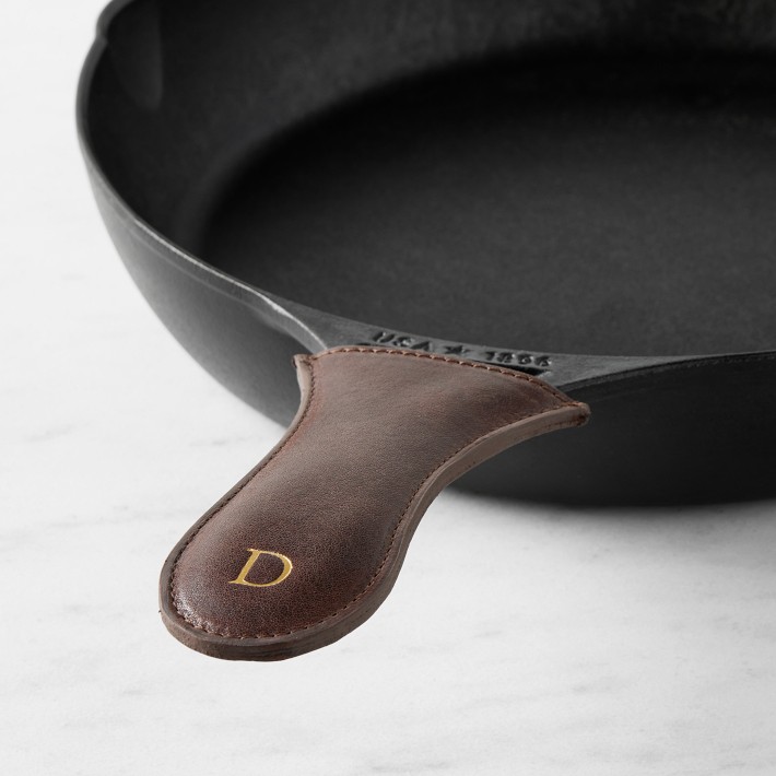 Personalized Leather Stick Handle Cover