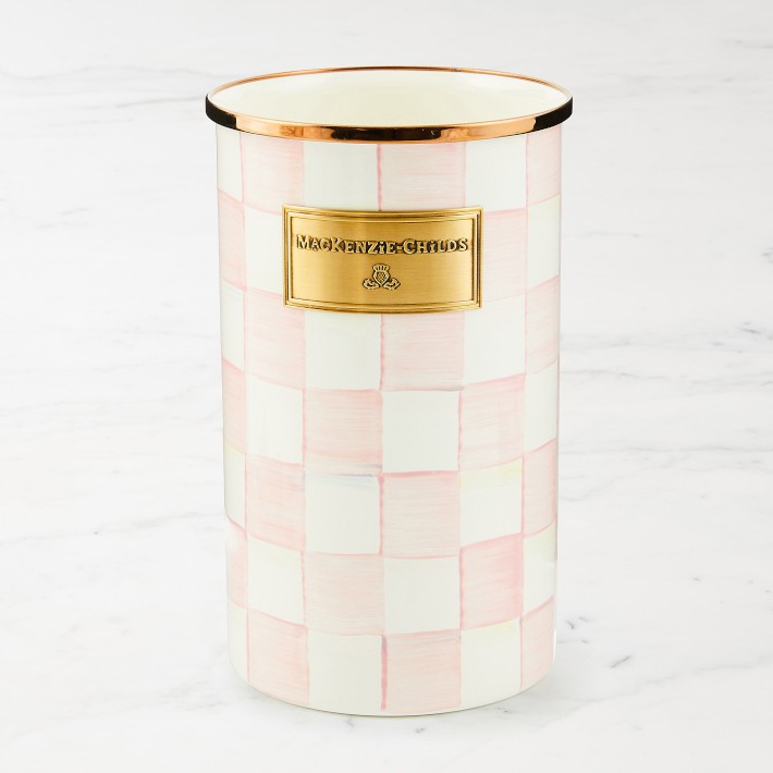 MacKenzie-Childs Rosy Check Utensil Holder