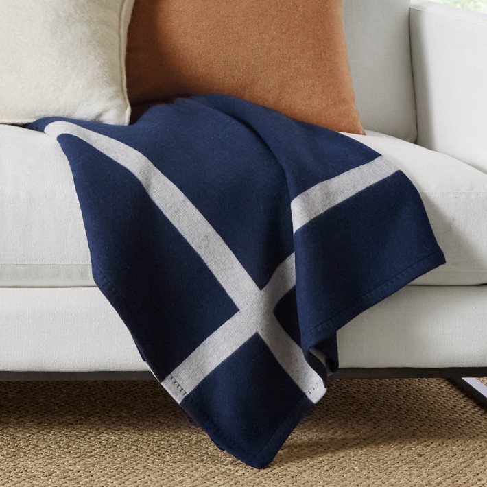 Cashmere &amp; Wool Equestrian Throw