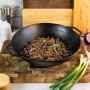 Lodge Seasoned Cast Iron Wok, 16 3/4&quot;