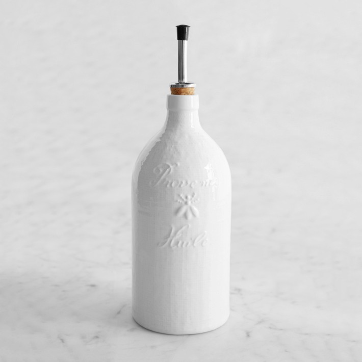 Revol French Porcelain Oil Cruet, 26-Oz., White