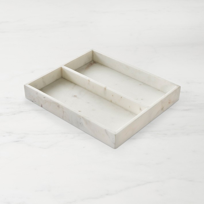 Marble Utensil & Accessories Tray