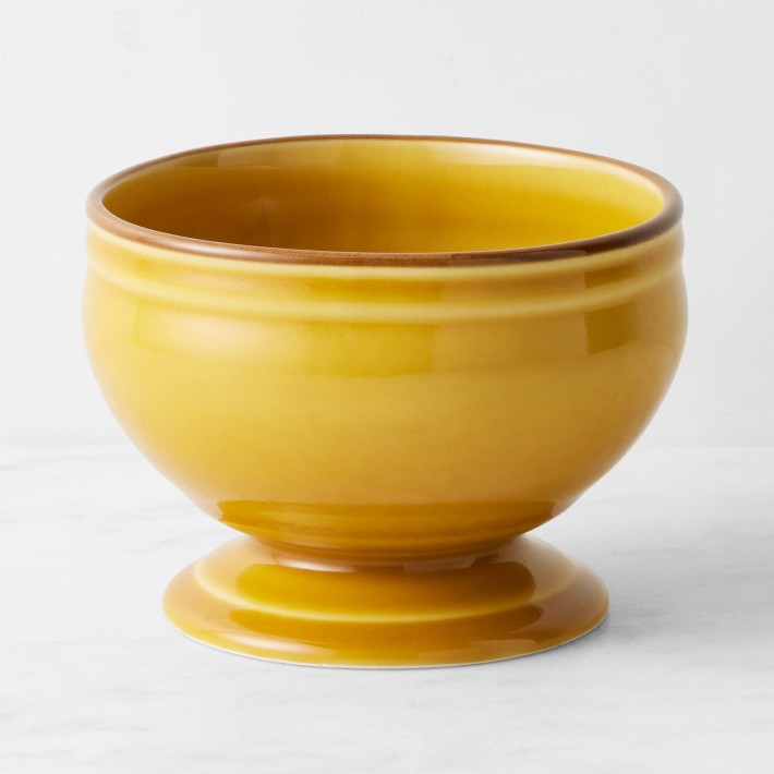 Provencal Footed Bowl, Yellow