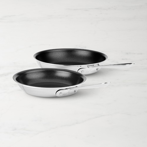 All-Clad D3® Tri-Ply Stainless-Steel Nonstick Fry Pan Set, 8