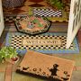 MacKenzie-Childs Welcome Periwinkle Double Doormat