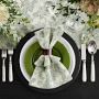 Tortoise Shell Napkin Rings, Set of 4