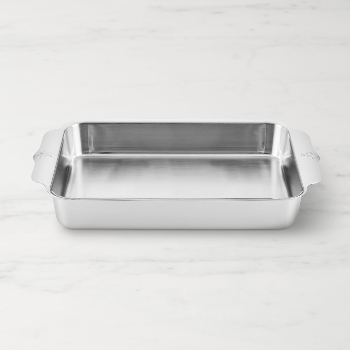 Hestan Provisions OvenBond Stainless Steel Rectangular Pan Williams Sonoma