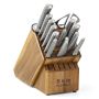 Global Sozo Acacia Knife Block, Set of 14