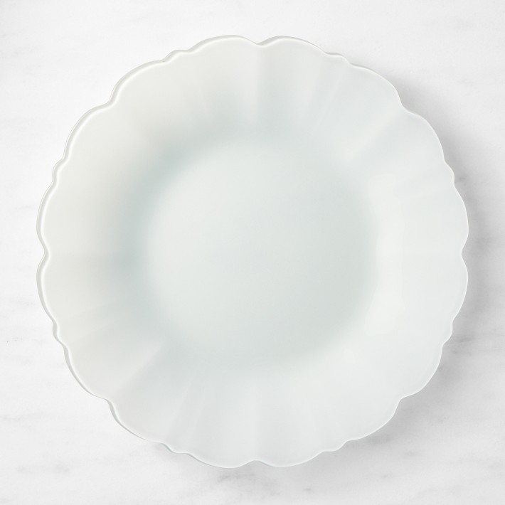 Scalloped Glass Charger