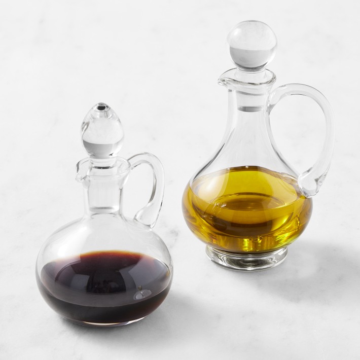 Glass Oil & Vinegar Cruet Set