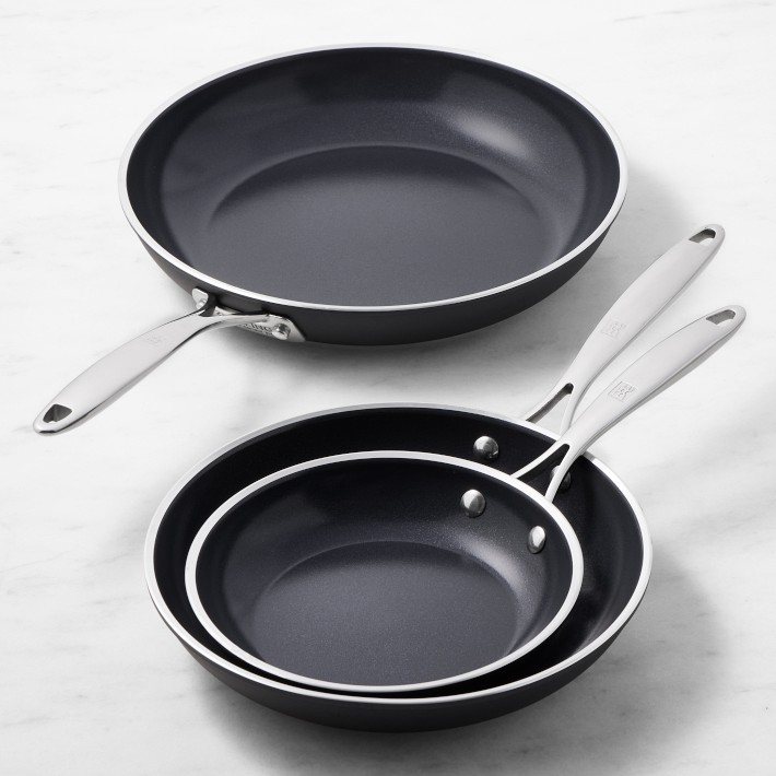 Zwilling Forte Plus Ceramic Nonstick 3-Piece Fry Pan Set