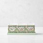 Famille Rose Herb Planter with Tray, Set of 3