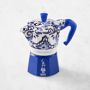 Bialetti Moka Dolce &amp; Gabbana Stovetop Espresso Maker, Blu Mediterraneo