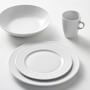 Pillivuyt Plisse Porcelain Pasta Bowls