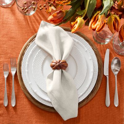 MacKenzie Childs Pumpkin Napkin good Ring