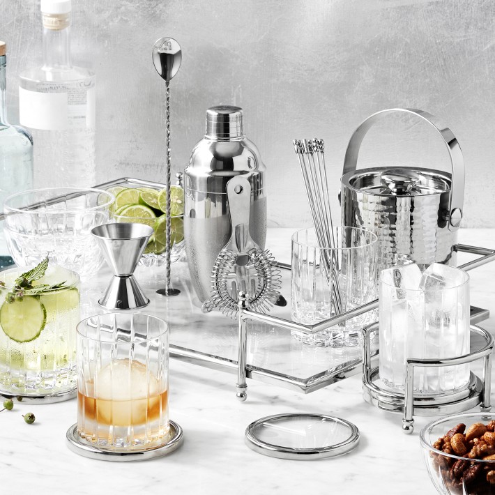 Stainless-Steel and Glass Tray