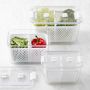 Hold Everything Fruit and Veggie Fridge Colander Storage Container