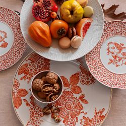 Orange dinner plate best sale